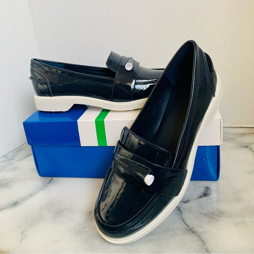 Tory Burch Sport Navy Golf Loafer Size 7 NWT Box